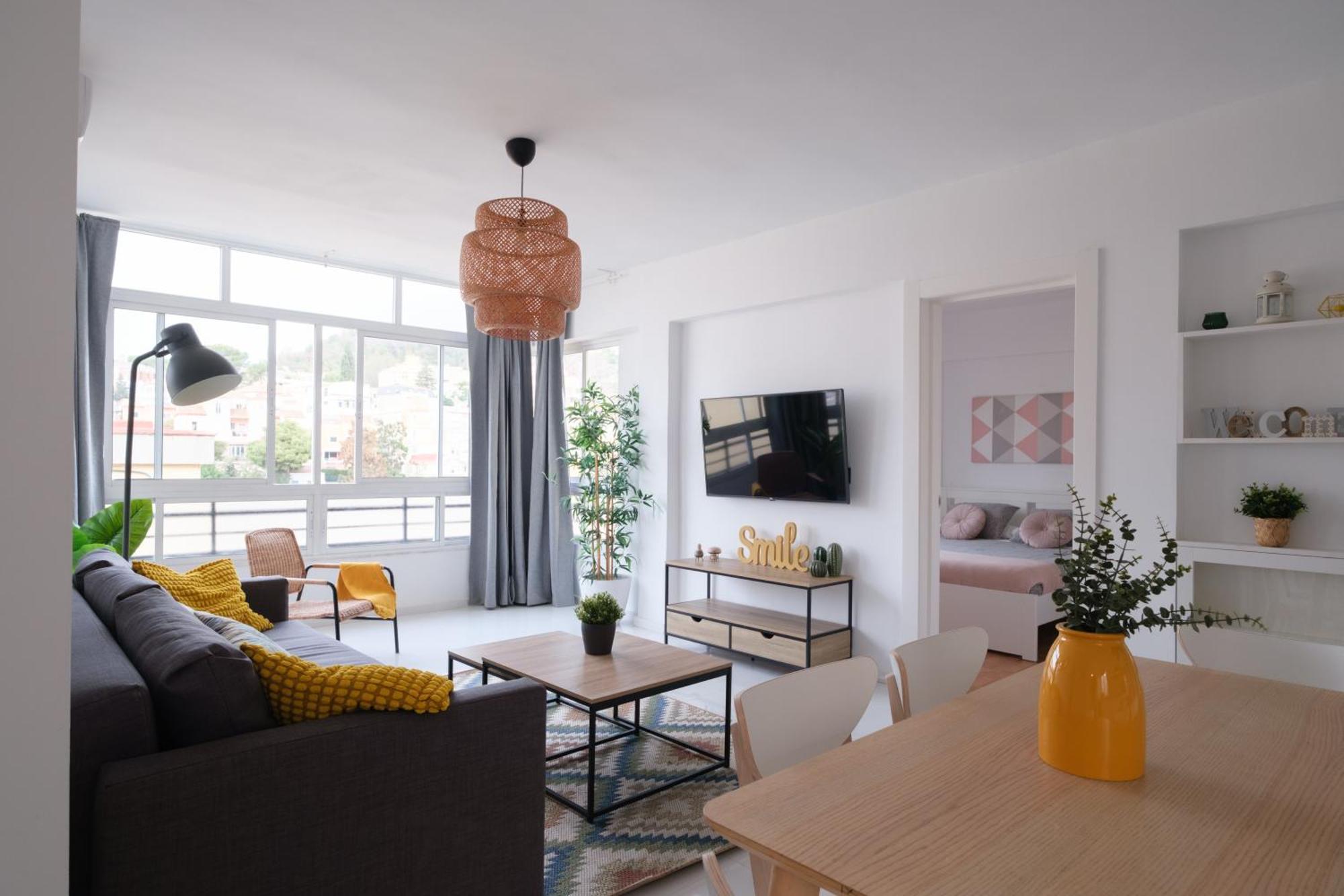 Wonderful Central Apartment Panoramics Views Wifi Малага Екстериор снимка